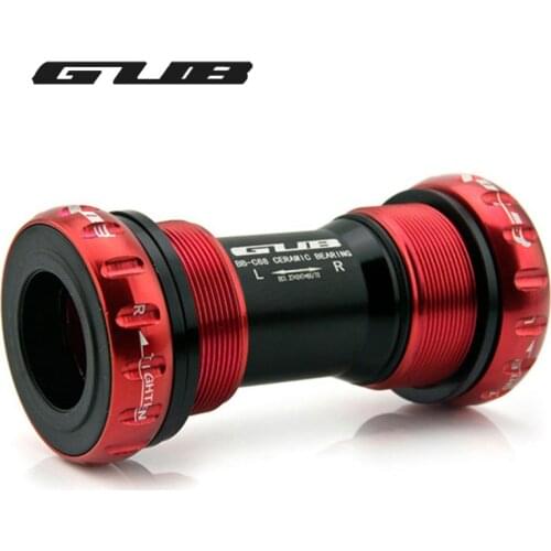 GUB C-68 Bicycle Extenrnal Bearing Bottom Bracket Ceramic Crankshaft 68/73mm Thread Type BSA Crankshaft Bearing