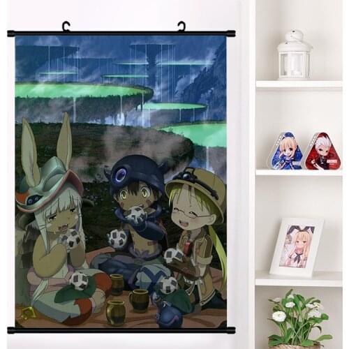 Hot Anime Made in Abyss Reg Wall Scroll Mural Poster Wall Hanging Poster Otaku Home Decor Collection Art Printing picture Gifts