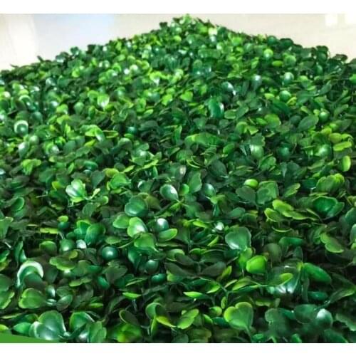 100PCS per lot Artificial Turf Carpet Simulation Plastic Boxwood Grass Mat 25cm*25cm Green Lawn For Home Garden Decoration
