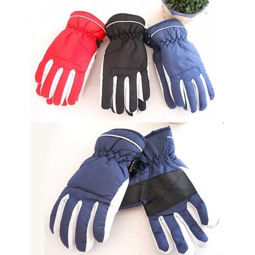 Boys Girls Kids Ski & Snowboard Thermal Gloves Winter Windproof Waterproof Outdoor Mittens for Children 6-12 years