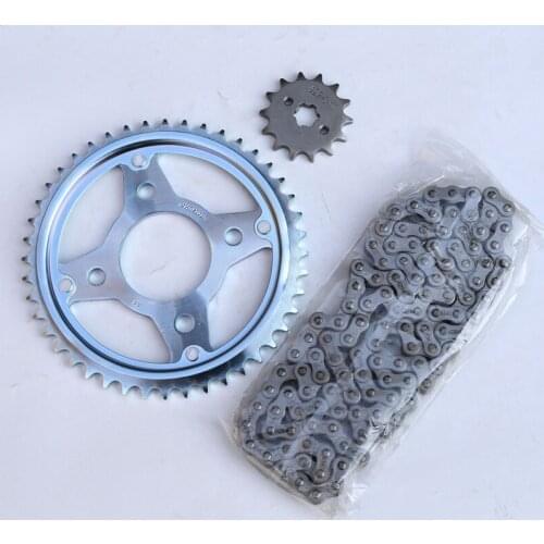 Motorcycle Accessories Set Chain CBZ125 WH125-12/12A Large and Small Gear Sprocket Chain