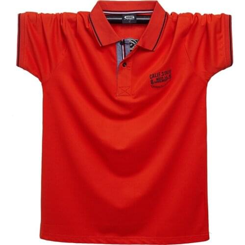 New Summer Men Polo Shirt Mens Polo Shirts Camisa Casual Cotton Homme Top Shirt Homme 5XL Plus Size Business Big Tall Tops Tee