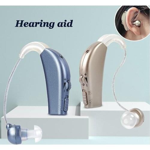 2020 New Hearing Aids Recharge Medical Headset behind ear digital Hearing Aid Amplifier headphone deaf Dropshipping for Elderly