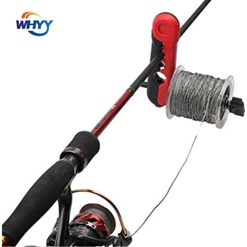Portable Fishing Line Winder Plastic Winding Board Baitcasting Reel Spool Spooling Station System Fishing Tools Pesca