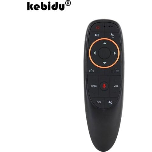Kebidu Mini Fly G10 Gyro Voice Air Mouse G20S 2.4GHz Wireless Microphone Remote Control IR Learning for Android TV Box PC