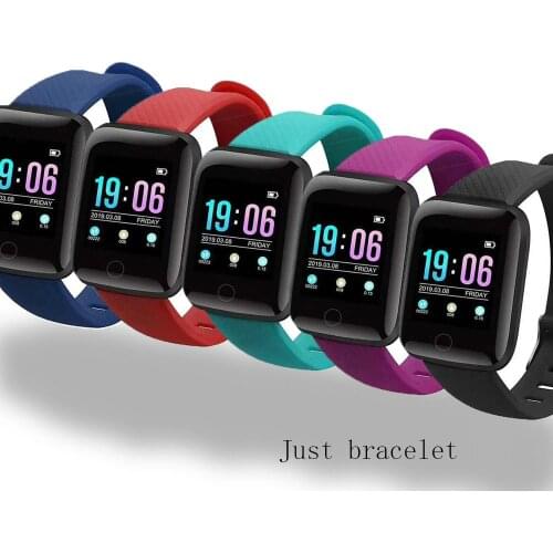 D13 Smart Watch Strap 116 Plus Replacement Band Smart Wristband D18 Watch Band Silicone Replaceable Strap Watchband