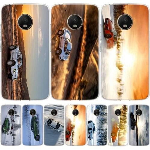 Luxury car running in the snow Phone Case For Moto Motorola G7 G8 G9 Power E6 G6 G5S E5 G5 E4 G4 EU Plus Play One Action Cover