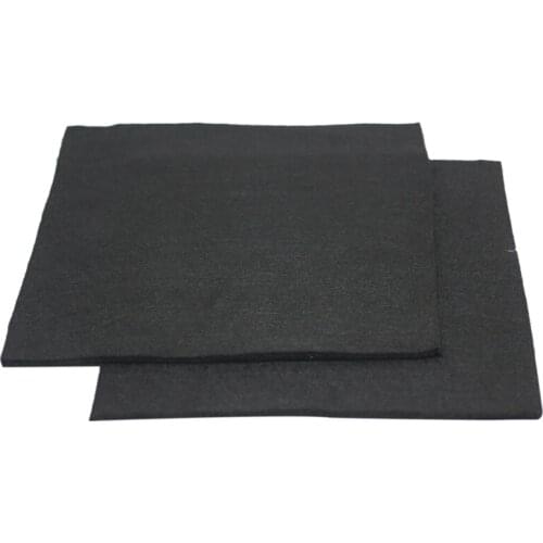 SHGO HOT-2 Pcs Carbon Fiber Welding Blanket Torch Shield Plumbing Heat Sink Slag Fire 3X200X300mm