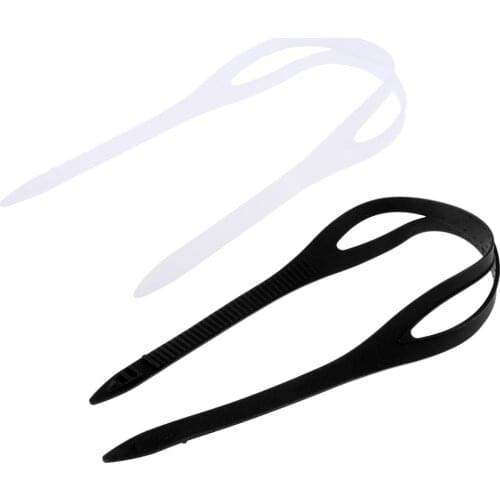 2Pack Silicone Universal Swimming Goggles Strap Swim Pool Glasses Head Band