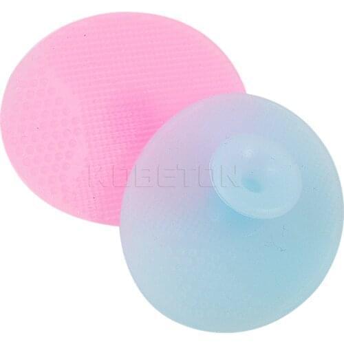 Silicone Beauty Wash Pad Face Exfoliating Blackhead Facial Cleansing Brush Tool Soft Silicone Facial Sponges Puff