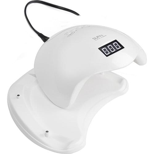 48W Sun5 UV Lamp LED Nail Lamp Gel Curing Lamp Light Nail Polish Dryer Sun Light Infrared Sensing Timer Smart Nail Art Machine