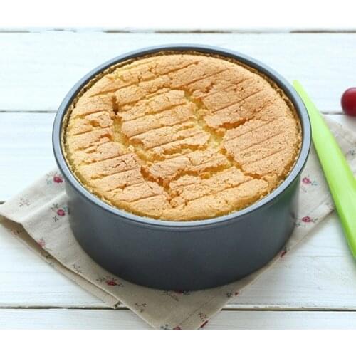 Carbon Steel Non-stick Cake Baking Pan Loose Base Round Shape Baking Mold Bakeware Cake Baking Moulds Kitchen Tools