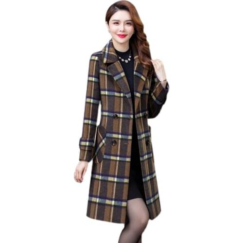 Женские пальто в клетку Xulanbaby China At AliExpress