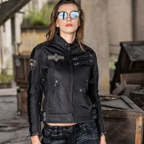 WOMENS MOTORCYCLE RIDING FULL MESH SUMMER JACKET BIKERS PROTECT BREATHABLE JACKET