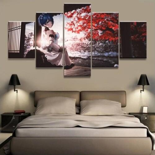 5 Piece diamond embroidery 5D Diy Diamond Painting Re Life in a Different World from zero Re Anime Home Living Room DecorZP-2667