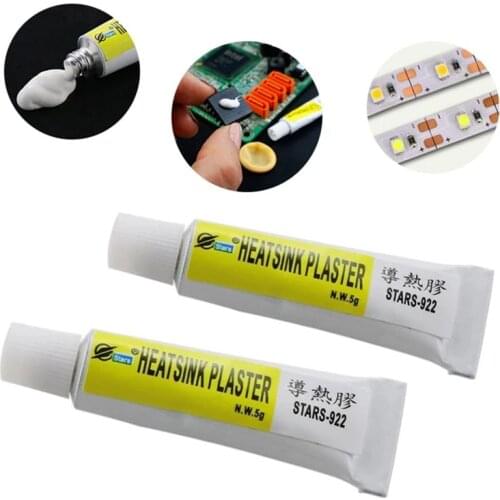 5g Heat sink Thermal Paste Grease Compound Silicon Scraper CPU Cooler Silicone Adhesive Cooler Radiator Strong Compound Glue