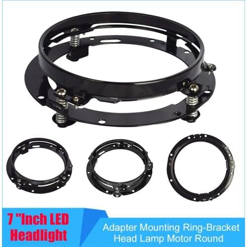 7 "Inch LED Headlight Adapter Mounting Ring-Bracket Head Lamp Motor Round