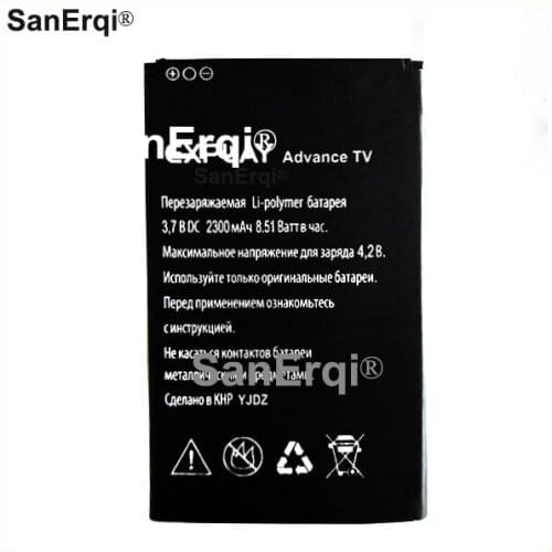 10pcs 2018 New High Quality Battery For Explay Advance TV 2300mAh Mobile Phone Bateria Batterie Rechargeable Accumulator Battery
