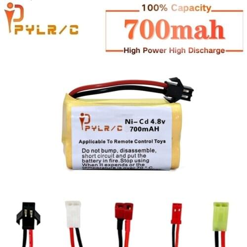 4.8v Rechargeable Battery For Rc toys Cars Tanks Robots Gun 700mah Ni-MH Battery AA 4.8v 700mah Batteries Pack For Rc Boat 1PCS