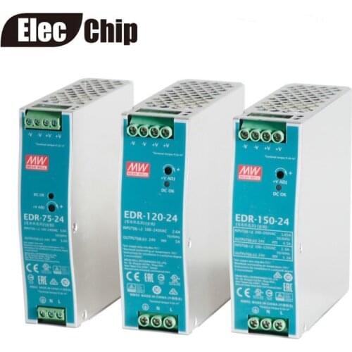 EDR-75-12 NDR-75-24 NDR-120-12 NDR-120-24 EDR-150-12 EDR-150-24 NDR-240-12 NDR-240-24 Single Output Switching Power Supply