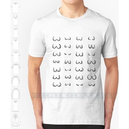 Boobs Breasts Pattern Print Custom Design Print For Men Women Cotton New Cool Tee T Shirt Big Size 6xl Boob Breast