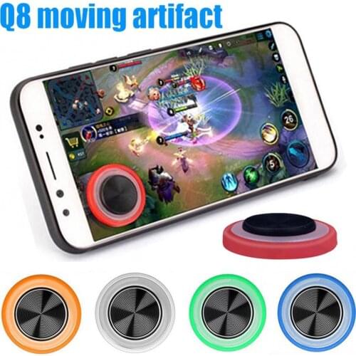 NEW Q8 Plus Round Game Joystick Mobile Phone Smartphone Mini Touch Screen Joystick For Mobile Phone Tablet Dropshipping
