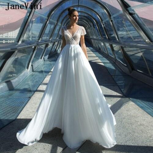 Шифоновые свадебные платья JaneVini China At AliExpress