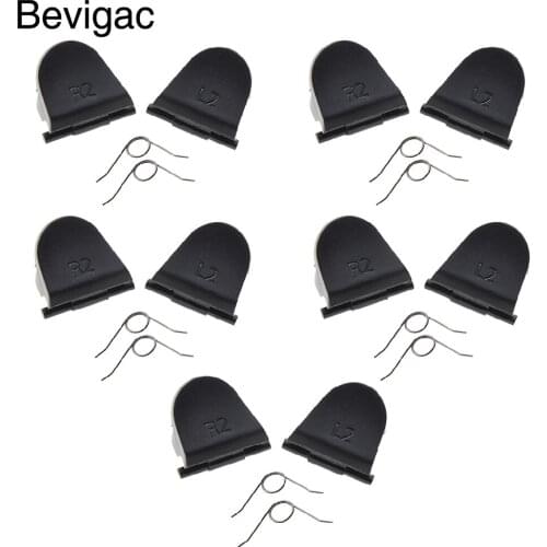 Bevigac 5 Pairs L2 R2 Trigger Replacement Buttons for Sony PlayStation Play Station PS 4 PS4 Controller Game Accessories Gadgets