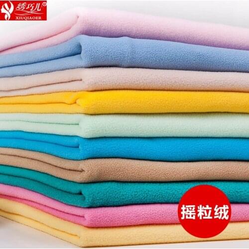 100cmx160cm Polar Fleece Short Wool Coral Fleece Fabric Casual Clothing Blankets Bedding Clothing Lining Background Cloth Fabric