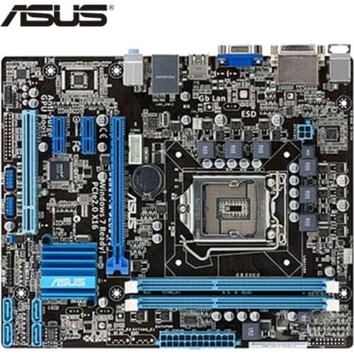 ASUS P8H61-M PLUS V2 Motherboard LGA 1155 DDR3 16GB H61 P8H61 M PLUS V2 Desktop Mainboard Systemboard SATA II PCI-E 2.0 Used