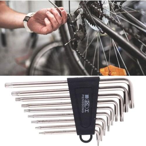 9 Pcs Hex Key Wrench Sets Torx L Shape Repair Tool Screwdriver Tool Set Useful