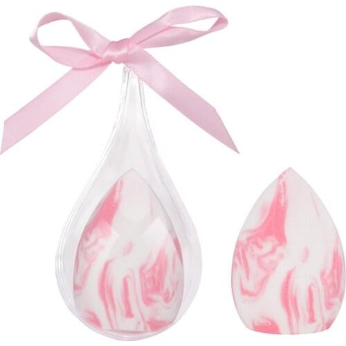 O.TWO.O Sponge with Water-drop Shape Box Smooth Womens Makeup Sakura powder mixing process beauty egg Foundation Cosmetic Puff