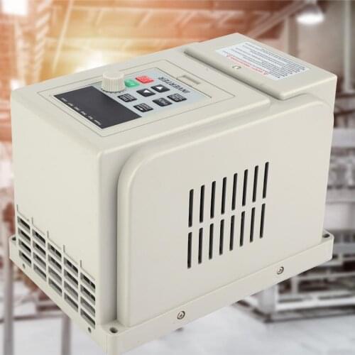 PWM 220V AC Variable Frequency Drive VFD 1-phase Input 1-phase Output Speed Controller 2.2KW Frequency Inverter for Motor