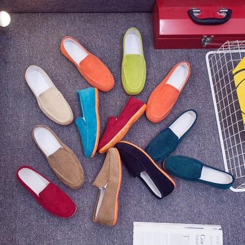 Old Beijing Cloth Shoes Female Spring And Autumn Flat Bottom One Foot Peas Soft Bottom Casual Canvas Shoes Women