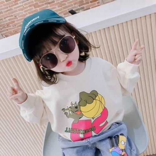 Girls' Sweatshirts Babys Kids Coat 2021 Casual Spring Autumn Top Toddler Pullover Beach Overcoat Outdoor Cotton Childrens Clot
