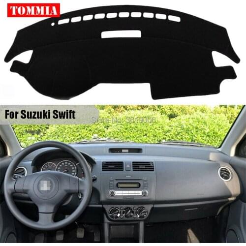 TOMMIA Interior Dashboard Cover Light Avoid Pad Photophobism Mat Sticker For Suzuki Swift 2010-2016