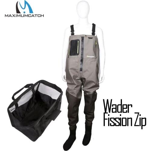 Maximumcatch Outdoor Stocking Foot Light Weight Breathable Fly Fishing Wader Waterproof Wading Pants