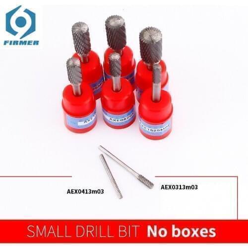 Tungsten Steel Rotary File 1pcs Boule Slot with Blade on The Top Carbide Alloy Cylindrical Milling Cutter Column Type 6-16mm