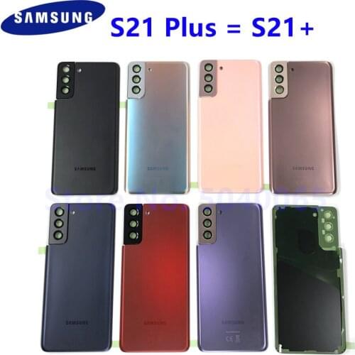 SAMSUNG S21 Plus Battery Back Cover G996 G9960 G996F S21+ Back Door Housing Camera Glass Lens Frame
