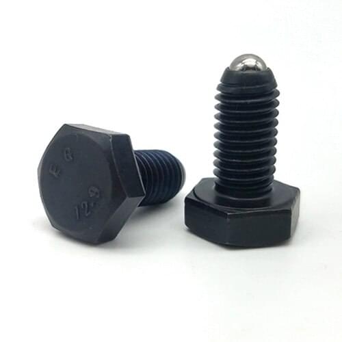 1pcs M16 Hexagon Front locking type Positioning wave bead types Locking Allen bolt Springless rolling beads Ball plunger