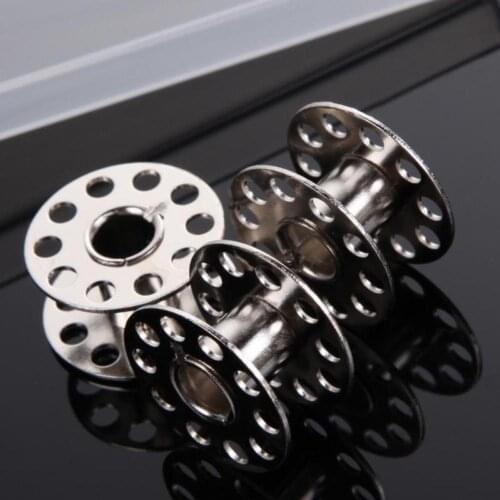 20Pcs Useful Bobbins Sewing Machine Alloy Spools Home Handwork Accessories Tool
