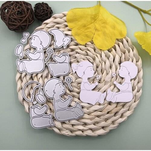Bunnymoon Little Garden Metal cutting dies stencil Greeting Card Decoration DIY Scrapbooking Scrapbook Paper Photo Album