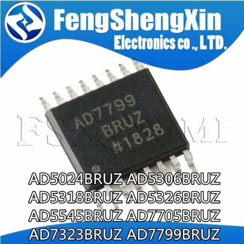 5pcs/lot AD7799 AD7799BRU AD7799BRUZ TSSOP16 3-Channel, Low Noise, Low Power, 16-/24-Bit