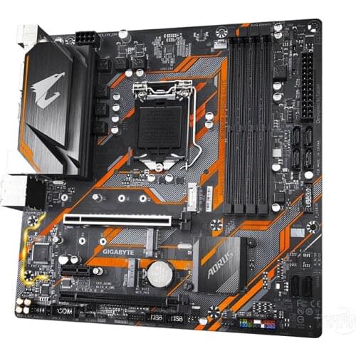 Used,GIGABYTE B365M AORUS ELITE Micro ATX Intel B365 M.2 SSD New 64G Double Channel Support 8 9 Gen LGA 1151 CPU Motherboard