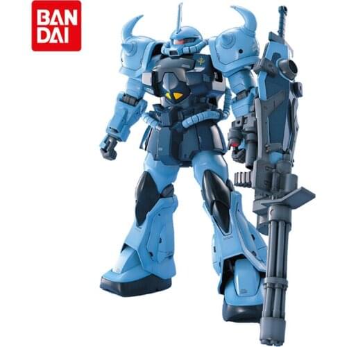 Bandai Assembled Gundam Anime Model MG 1/100 MS-07B-3 GOUF CUSTOM Action Figure Robot Decoration Toy Gift