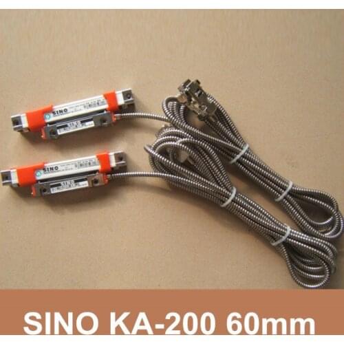 Free Shipping 16mm*16mm Sino KA200 60mm Linear Scale Sino KA-200 60mm optical sensor for milling machine