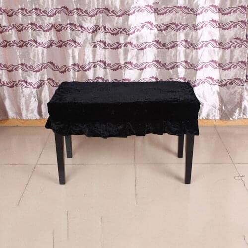 M MBAT Double Piano Stool Cover Musical Instrument Accessories High quality Golden Velvet Chair Cover Multi-color Bench Case