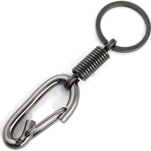 Black Metal Carabiner Clip Big Size hook doorkeeping