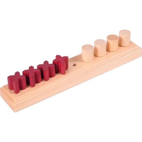 Challenging IQ Wooden Mind Peg Puzzle Game for Adults Children