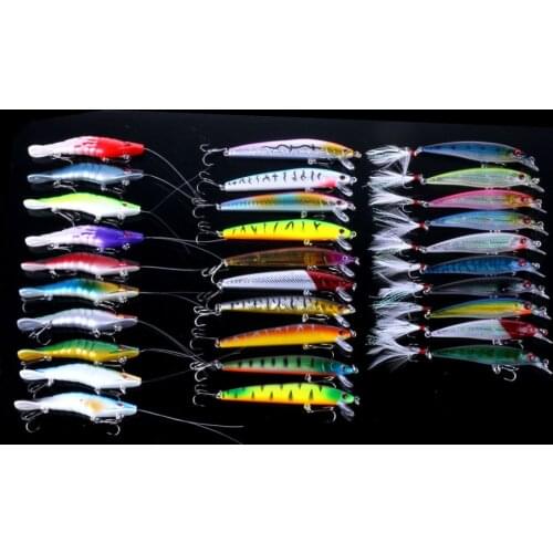 30pcs/lot Mixed 7 style fishing lures set Minnow/ Crankbait /Spinner bait /Swimbait/ Vib /wobbler artificial bait pesca tackle